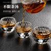 Xícara de Chá de Cristal, Xícara de Chá Pequena, Esculpida à Mão, Altamente Transparente, Xícara Pessoal Simples, Xícara de Chá Kung Fu para Hospitalidade Doméstica