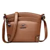 Bolsa balde clássica multicamadas, moderna e versátil, bolsa transversal multifuncional, bolsa feminina, bolsa de ombro vintage, luxo leve