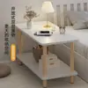 Mesa pequeña simple casa de alquiler mesa de café pequeña mesita de noche de dormitorio mesita de noche simple para el hogar estante de almacenamiento fabricante