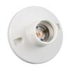 E27 suporte de lâmpada de rosca universal resistente a alta temperatura redondo de montagem exposta suporte de lâmpada LED economizador de energia base doméstica suporte de lâmpada redondo