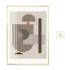 Pintura Decorativa para Entrada de Sala de Estar Estilo Moderno Simples Abstrato Corredor Corredor Pintura Cor Morandi Mural