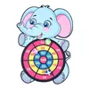 Alvo de Dardos Bola Pegajosa Infantil Padrão de Desenho Animado Brinquedo de Bola Interativo Pai-Filho Elefante Ventosa Bola Alvo de Arremesso Bola