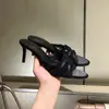 Sandalias de tacón alto súper modernas para mujer, nuevo modelo 2026, con lazo y ribete de encaje, punta abierta, adecuadas para combinar con vestidos y para usar en exteriores