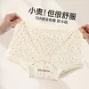 Categoria a Algodão de Bebê Cueca Boxer Feminina Algodão Puro Feminino Estudante Cintura Média Respirável Meninas 10A Antibacteriano Leggings Esportivas