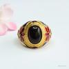 Anillo de Ámbar Natural Guan Yu Anillo de Dedo de Ámbar Sangriento Joyería de Estilo Étnico Fábrica Venta al por Mayor Dropshipping S3120510