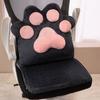 Almofada de Gato Desenho Animado Removível e Lavável de Uma Peça Uso Duplo Escritório Almofada de Cadeira de Uma Peça Almofada de Assento Almofada de Encosto Removível
