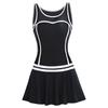 Traje de baño para mujer Traje de baño de una pieza con falda para mujer 2025 Nuevo de alta gama que cubre el abdomen Aspecto adelgazante Equipo de entrenamiento para aguas termales