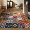 Alfombra persa transfronteriza, Felpudo de entrada de estilo étnico turco de Oriente Medio, Alfombra de bucle para sala de estar, Alfombra para mesa de café y sofá