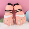 Luvas de Esqui Impermeáveis Práticas Luvas de Inverno Aconchegantes e Espessas Luvas Antiderrapantes para Crianças