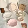 Lindo Set de Plato y Tazón Estilo Ins de Dibujos Animados para Uso en Casa, Incluyendo Tazón para Fideos, Tazón para Yogur, Platos de Cena y Vajilla de Cerámica