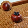 Palo de rosa Caqui Caqui Ruyi Juguete Literario Mango Pie Fruta Ping an Mesa de Té de Oficina Decoración para Casa Nueva Artesanías Adornos Pequeños