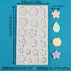 Herramientas para Hornear Pasteles DIY Molde de Silicona de Pétalo y Hoja de Girasol para Fondant Chocolate Arcilla