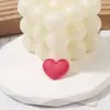 Pegatinas de Tela con Estampado de Estrella Corazón Macaron de 2.5cm Tela en Relieve Adhesivos de Tela Hechos a Mano DIY Soporte Ventilador Decoración para Diario Joyería Accesorios