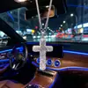 Acessórios de aço inoxidável com cruz de diamante Pingente de carro para pendurar em carro Pingente de carro de alta qualidade para pendurar joias faça você mesmo Pulseira