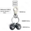 Llavero de campana de cobre transfronterizo gato y perro Campana crujiente diy collar para mascotas hebilla de perro campana de metal colgante para mochila