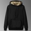 Conjunto de chaqueta y cárdigan de invierno con forro polar deportivo, suéter grueso informal, traje con capucha de piel de cordero cálido para hombre