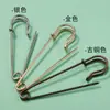 Venda direta da fábrica de broches espessos galvanizados, acessórios artesanais DIY, alfinetes de segurança, alfinetes antiferrugem para xales e lenços