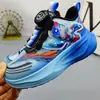 Nuevo Modelo de Zapatos para Niños con Luces, Talla 28-32, Malla Simple, para Niños de 3-6 Años, con Hebilla Giratoria Zapatillas Deportivas