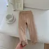 Calça Térmica Infantil Lã Três Camadas Engrossada Uniforme Escolar Calça de Algodão Mágico para Meninas e Meninos Leggings Engrossados de Inverno com Lã