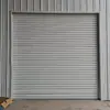 Porta de Rolo Cristal Shopping Liga de Alumínio Transparente Oca Reta Porta de Rolo Cristal Conjunto Completo Automático Aço Inoxidável