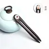 Horquilla de Ébano Hecha a Mano de Sándalo Negro, Accesorio para el Cabello de Estilo Chino Tradicional para Hanfu, Horquilla, Adorno para el Cabello, Horquilla de Madera para Cheongsam