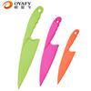 Cuchillo de plástico para frutas y verduras para niños, cuchillo pequeño, cuchillo de juguete para educación temprana, cuchillo para pan, pelador de melones y frutas, cuchillo ondulado para patatas.