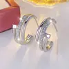 Pulsera de Uñas de Oro de 18 Quilates Chapado con Circonita de Microincrustación de Alta Calidad Transfronteriza para Mujer, Diseño de Nicho de Lujo Ligero Europeo y Americano de Gama Alta