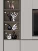 Adornos de Cerámica de Escritorio para Porche Nórdico Accesorios para el Hogar Decoraciones para Sala de Estar Mueble de TV Vinoteca Decoración para el Hogar
