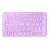 Cross-border Inglês letras silicone molde de chocolate mini fondant molde molde de chocolate DIY cake acessórios