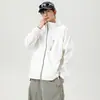 Roupas de Proteção Solar Nasa Abot Upf50+ com Capuz de Seda Gelada para Homens, Finas de Verão para Uso Externo Estilo Montanha com Proteção Anti-UV