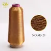 Fábrica Xinyu Venta al por mayor 4000 Metros Serie de Colores 150D Hilo Metálico Dorado y Plateado Completamente Envuelto Hilo para Bordado por Computadora