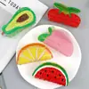 Pinza de Pelo de Acrílico Coreana Dopamina para Mujer, Pinza de Garra Grande Creativa Estilo Fruta para Volumen, Pinza Tiburón para Peinado
