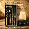 Pluma de Pluma de Ave de Color Estilo Europeo Set de Pluma de Tinta Set Doble de Pluma para Caligrafía Plumilla para Caligrafía Caja de Regalo Creativa Regalo de Negocios