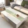 Toalha de Mesa para Mesa de Centro de Vidro Macio pvc Impermeável e à Prova de Óleo Anti-queimadura Luxo Leve Sensação de Alto Padrão Tapete para Mesa de Jantar Mesa de Centro Tapete de Mesa