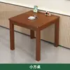 Mesa de Jantar de Madeira Maciça, Mesa de Jantar Comercial, Mesa de Jantar Retangular para Restaurante de Fast Food, Conjunto de Mesa e Cadeiras de Jantar para Lanchonete de Churrasco