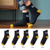 Calcetines Zhuji para hombre, de tubo medio, antiolor, absorbentes del sudor, para primavera y otoño, en blanco y negro, deportivos, sin algodón, para todo tipo de partidos.