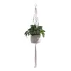 Paisagismo de Jardim Vaso de Flores Cesta Suspensa Saco de Rede Corda de Algodão Trançada à Mão Corda Suspensa para Plantas Cesta Suspensa Trançada em Rattan Decoração Suspensa de Parede Bonsai
