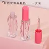 Tubo vacío de lápiz labial carcasa vacía diy lápiz labial casero material diy hecho a mano carcasa negra casero hecho a mano 12.1mm nuevo