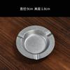 Vajilla Vintage de Acero Inoxidable Palillos Cuchara Plato Cenicero Tazón para Arroz Tazón para Sopa Plato con Sabor Japonés Antiguo Plato para Bocadillos