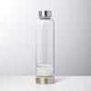 Taza de Energía de Grava de Cristal Natural, Botella de Agua de Vidrio con Piedras Preciosas de Energía, Taza de Té Deportiva, Taza de Cristal para Beber, Venta Caliente Transfronteriza