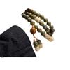 Nuevo Pulsera de Sándalo Verde Estilo Chino Bambú Mori Multicírculo Juego Cultural de Mano Femenino Ratón Dorado Púrpura Placa Bodhi Pulsera de Cuentas para Jugar