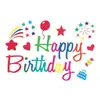 Balões Coloridos de Letras de Pelúcia Transfronteiriços, Adesivos Brancos de Números, Adereços de Decoração para Festa de Aniversário