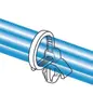 Abraçadeira Integrada Reyetec com Seta 126-00206 T8Rwpm3.5-Pa66V0-Whw