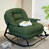Sofá reclinable para uso doméstico, mecedora para dormitorio individual, sillón sofá para siesta de adultos, sillón reclinable, cama mecedora moderna y simple para perros