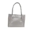 Bolsa de Ombro Feminina de Couro Macio Estilo 2026, Bolsa de Mão Fashion com Grande Capacidade, Bolsa Feminina Simples, Bolsa Tote para Estudante