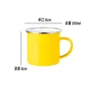 Taza de Agua de Hierro Esmaltado Clásica Jarra de Té Nostálgica Antigua Cepillado de Dientes Infantil Personalizada Personalizada Vasos para Enjuague Bucal Licor Hogar