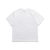 Camiseta de Algodão Puro Pesado de Manga Curta para Homem, Manga Meia-Manga, Verão, Dia a Dia, Simples, Básica, Casual, Limpa, Arrumada, Top Solto