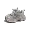 Zapatos Casuales de Princesa para Niñas 2026 Otoño Nuevos Zapatos Deportivos Transpirables Suela Suave Antideslizantes Modernos Zapatos de Papá para Niños