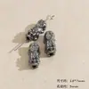 Prata Três Cores Oca Dupla Felicidade Alienígena Fio de Contas Pequeno para Vaso String Colar DIY Feito à Mão Contas Espaçadoras Acessório de Joia Materiais