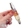 Botella de recarga de perfume, botella roll-on de agua floral, botella roll-on de agua floral de aceite esencial, botella de spray de plástico de doble uso, botella vacía